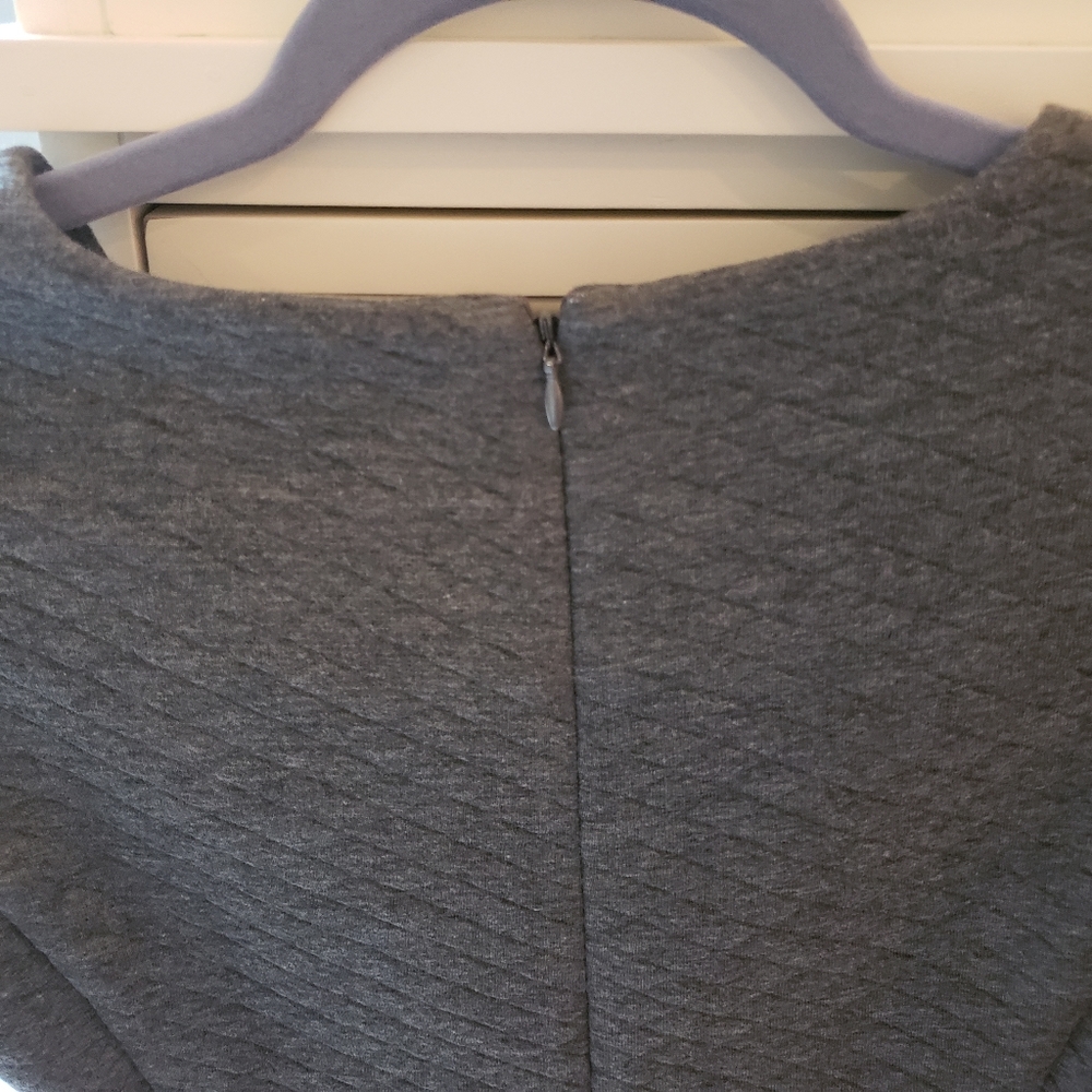 Loft Grey Quilted Dress - Picture 4 of 6
